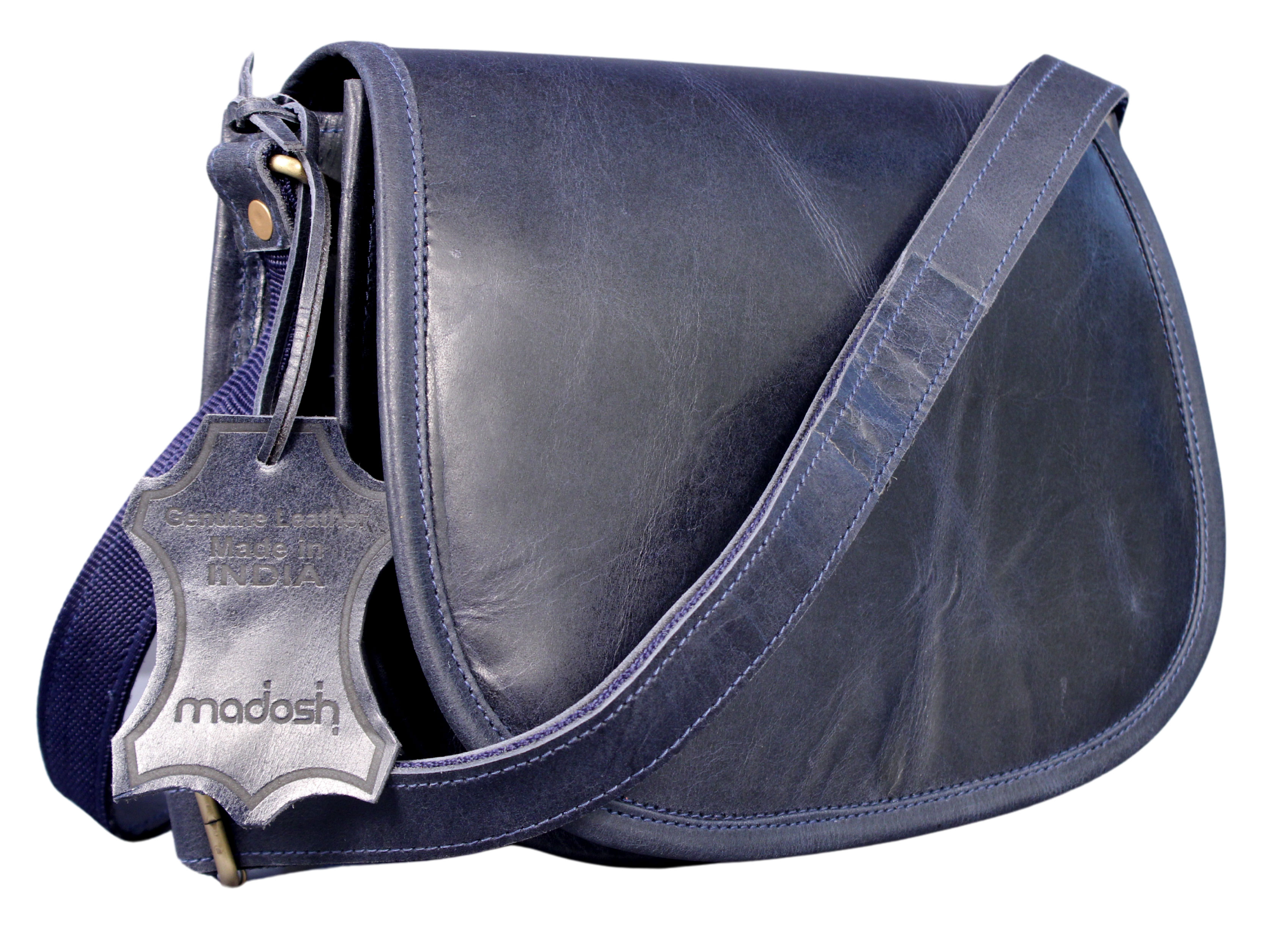  Women's Saddle Crossbody Handbag Genuine Leather Evening Shoulder Sling Bag